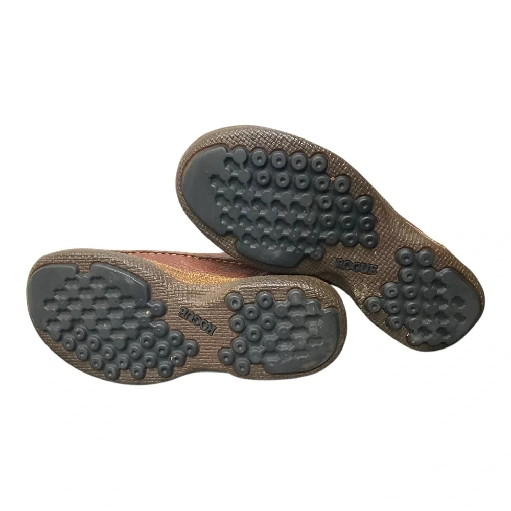 🪵‎ ROGUE Rustic Leather Moc Oxfords | Men’s 7.5 Trail/Hiking Shoes